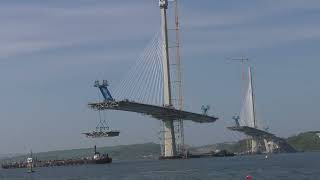 The Construction of the Queensferry Crossing  Timelapses [upl. by Patnode]