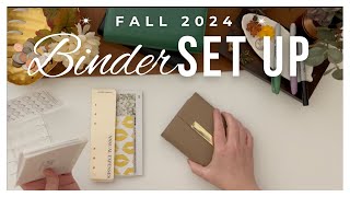 Budget Binder Set Up for Fall 2024  NEW Dashboards Bookmarks A7 Envelopes amp Debit Tracker [upl. by Hathaway138]