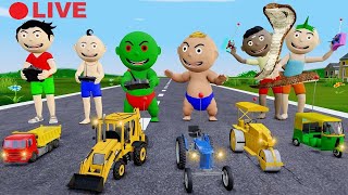 Bittu Sittu Cartoon Part 44  Jcb Wala Cartoon  Gadi Wala Cartoon  Pagal Beta  Desi Comedy Video [upl. by Godspeed]