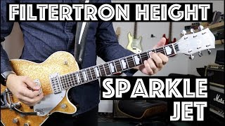 FilterTron Pickup Height and my Gretsch Sparkle Jet  Tone Junkie TV [upl. by Eak]