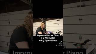 Improvisation for Piano in C Mixolydian with Figured Bass [upl. by Eniamrehc]