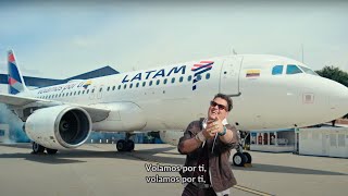 LATAM Airlines Carlos Vives  Volamos por ti Official video [upl. by Nytsirc]