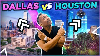 Dallas vs Houston Texas Compared Which is the Best City [upl. by Arhoz]