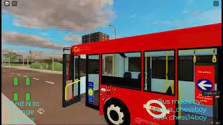 Roblox Districts Of Ammanford Driving the E200 Euro 6 Go Ahead London SE218  Spin Around 01062024 [upl. by Ailicec]