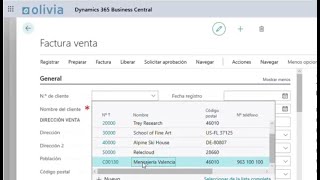 Facturar a partir de un albaran de venta en Business Central [upl. by Latricia463]