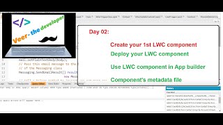 Day 02 Create Deploy Use in App builder your 1st LWC Component [upl. by Vharat]