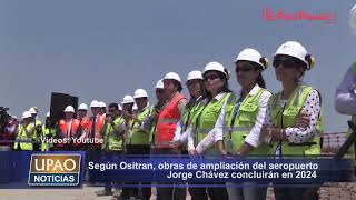 NOTA AMPLIACIÓN AEROPUERTO JORGE CHÁVEZ AL 2024 [upl. by Yellehs336]