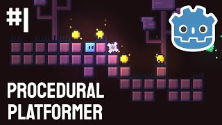 Godot 3 Procedural Platformer Generation 2D 1 [upl. by Anahtor794]