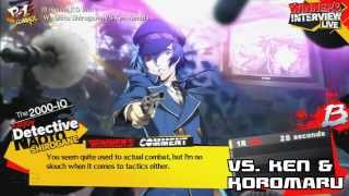 Persona 4 Arena Ultimax Naoto Shirogane Win Quotes [upl. by Haeluj]