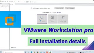 How to install VMware  setup and Full details  VMware 16 pro [upl. by Eselahc]