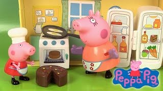 Peppa Pig Jouets La Cuisine de Chef Peppa’s Kitchen playset [upl. by Rfinnej]