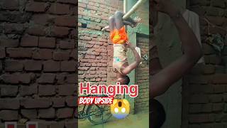 Hanging body upside down 👁️shorts ytshorts b2fitness02 [upl. by Elockcin]