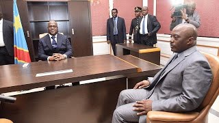 Coalition gouvernemental en RDC  Félix Tshisekedi sest entretenu avec Joseph Kabila [upl. by Wareing137]