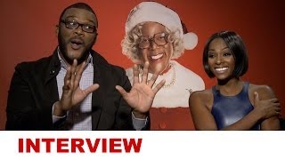 A Madea Christmas Interview  Tyler Perry amp Tika Sumpter  Beyond The Trailer [upl. by Fugate544]