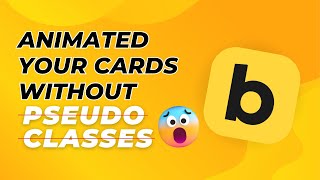 Animate Your Clickable Cards Without Using Psuedo Classes in Bricks Builder [upl. by Cohberg]