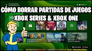 COMO BORRAR PARTIDAS GUARDADAS EN XBOX SERIES X amp XBOX ONE 2022 [upl. by Susej]