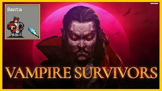 Vampire Survivors  How to Unlock Santa Ladonna amp the Santa Javelin  No Commentary [upl. by Odlanyar698]