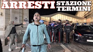 Violenza e Arresti la Sera alla Stazione Termini [upl. by Kepner]