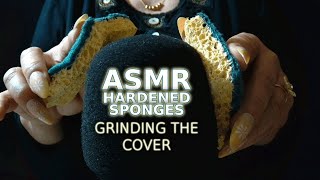 Sponges ASMR  Using Double Hardened Sponges to Grind Off the Foam Cover  Really Crunchy Triggers [upl. by Naresh]