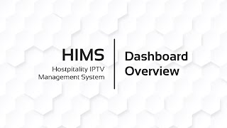 HIMS IPTV Guide Part 1 Dashboard Overview [upl. by Adnilak]