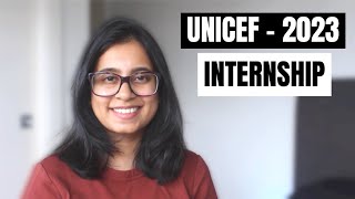 UNICEF INTERNSHIP  2023  Eligibility Criteria and Tips to crack [upl. by Lasky434]