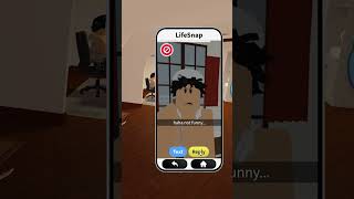 ROBLOX SNAPCHAT TROLLING PART 10😭👻 funny robloxmemes meme viral roblox [upl. by Eitac]