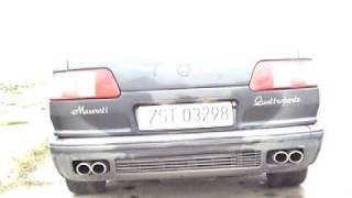 1996 Maserati Quattroporte IV 28 V6 BiTurbo small burnout [upl. by Damiano]