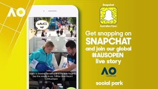 AO Snapchat story day five  Australian Open 2017 [upl. by Ika]