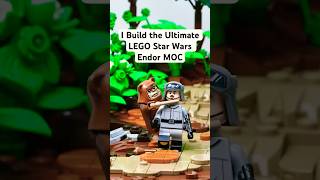 I Build the Ultimate LEGO Star Wars Endor MOC  Might be my best landscaping yet lego legomocs [upl. by Wendin]