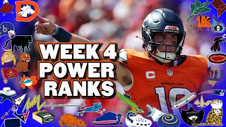 Very HONEST NFL Power Rankings Week 4 [upl. by See]