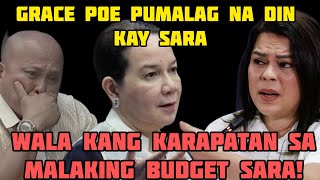 GRACE POE PINAKE ALAMAN NA ANG BUDGET NI SARA BAT0 TO THE RESCUE [upl. by Yle]