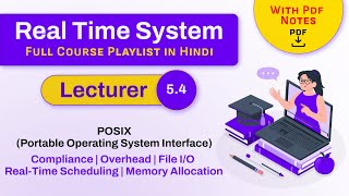 POSIXPortable Operating System Interface  Real time operating system RTOS  RTS in Hindi [upl. by Aldredge988]