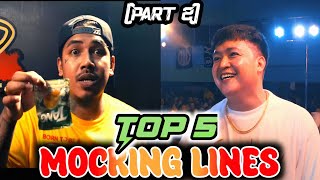 5 MOCKING LINES 😂😂PART 2 fliptopbattles [upl. by Hsital]