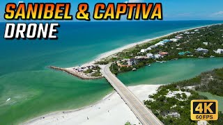 Sanibel Island  Blind Pass Aerial View [upl. by Remlap485]