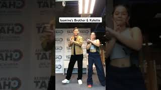 Kapatid ni Jas na si Roger amp Kolette dancing Jarlette Dance kolette jarlette [upl. by Syhr]