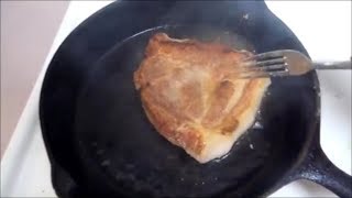 How to Cook Pork Shoulder Steak in a Cast Iron Skillet [upl. by Ylevol]