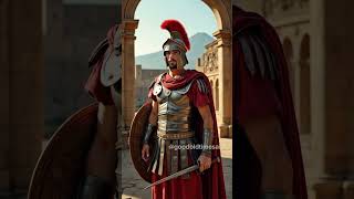 Roman soldier in Pompei 🇮🇹romanempire pompei soldier man italy history ai armor romans [upl. by Croft]