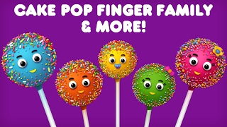 Cake Pop Finger Family Collection  Finger Family Collection  Daddy Songs [upl. by Pease]