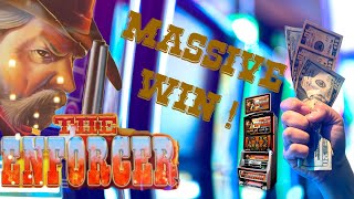 MASSIVE WIN 😱 The Enforcer slot machine 🎰 Shoshone Rose Casino 🌹 [upl. by Marilla903]