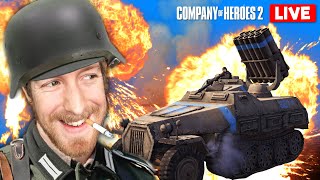 LIVE 🔴 Skippys LIVE on YouTube 😱 Company of Heroes 2 [upl. by Anelam]