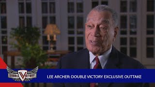 Tuskegee Airman Lee Archer On His First Aerial Victory 2007  Double Victory Outtake  Lucasfilm [upl. by Iru]