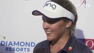 Brooke Henderson Comfortable and Confident After Opening Round [upl. by Yug]