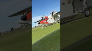 US COAST GUARD 2129 PLANE AT USS ALABAMA BATTLESHIP 2024 [upl. by Namlaz871]