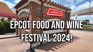 Epcot’s Food and Wine Festival Update  Epcot 2024 [upl. by Soinski]