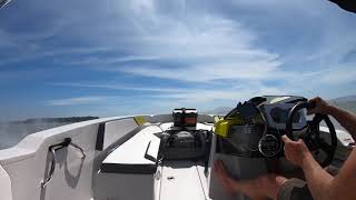 Raw footage of 150 horsepower SCARAB 165 ID heading towards San Francisco Bay [upl. by Sauls]