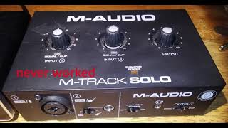 quotBehringer UMC22quot vs quotMaudio Mtrackquot audio interface [upl. by Nyrrad]