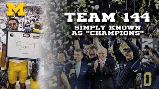 Bringing Everyone Together BET  Michigan Footballs 2023 National Championship Storyjimharbaugh [upl. by Ez283]