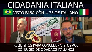 CIDADANIA ITALIANA  VISTO DE MORADIA NA ITALIA [upl. by Budde400]