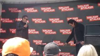 Walker Stalker San Francisco  Jeffrey Dean Morgan panel wJosh McDermitt [upl. by Mandy]