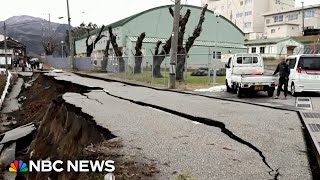 Earthquakes in Japan leave at least three dead and thousands without power [upl. by Odraboel446]